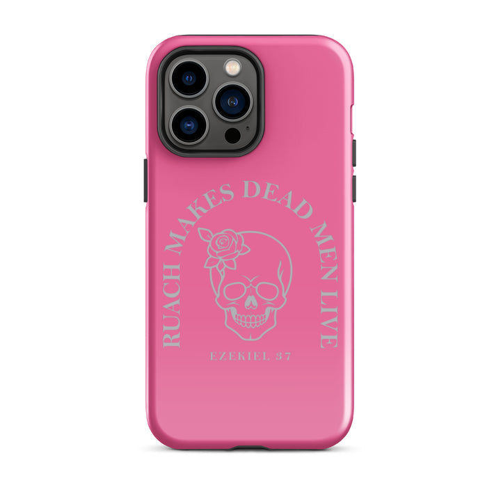 Christian Phone Case Ruach Makes Dead Men Live Pink for iPhone® iPhone® Phone Cases Glossy iPhone 14 Pro Max 