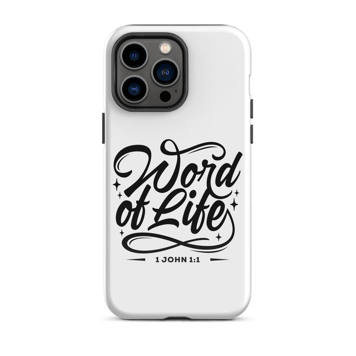 Christian Phone Case Word of Life White for iPhone® iPhone® Phone Cases Glossy iPhone 14 Pro Max 