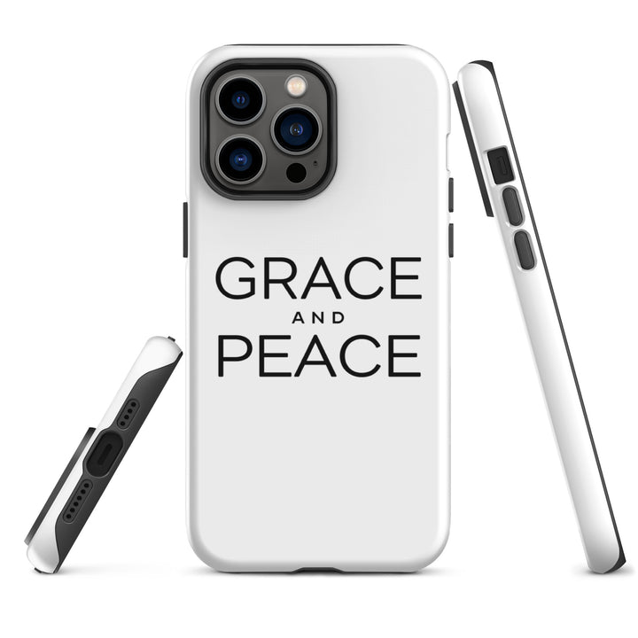 Christian Phone Case Grace and Peace White for iPhone® iPhone® Phone Cases   