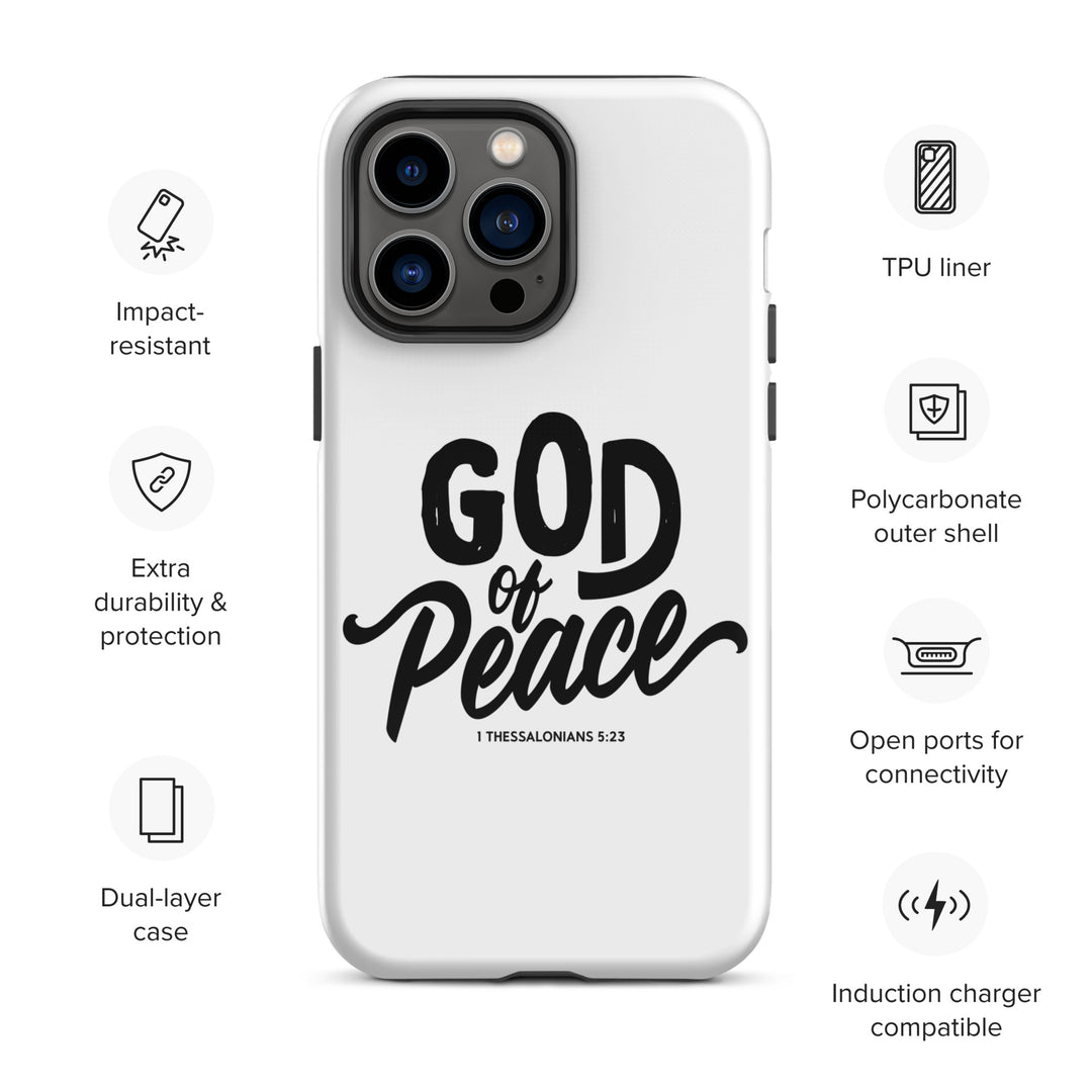 Christian Phone Case God of Peace White for iPhone® iPhone® Phone Cases   