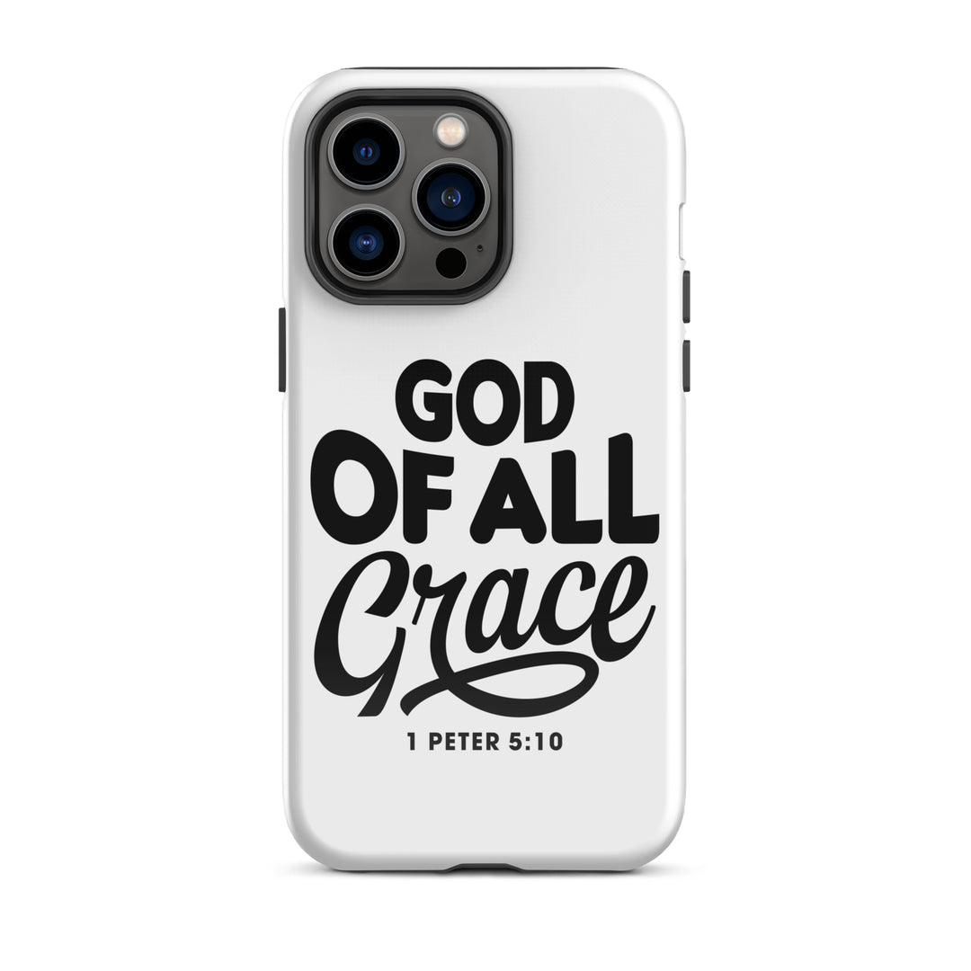 Christian Phone Case God of All Grace White for iPhone® iPhone® Phone Cases Glossy iPhone 14 Pro Max 