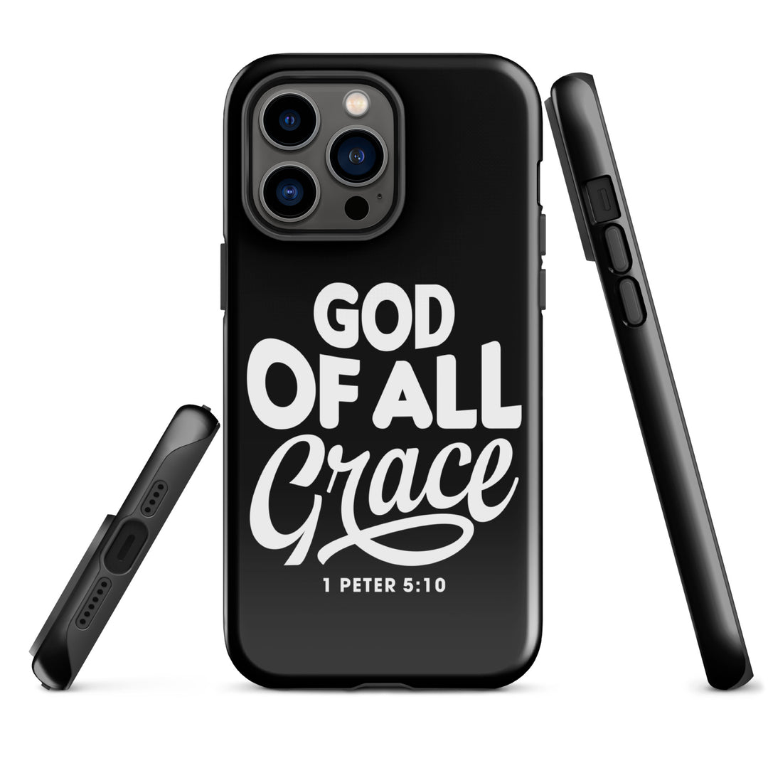 Christian Phone Case God of All Grace Black for iPhone® iPhone® Phone Cases   