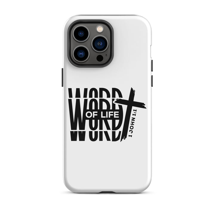 Christian Phone Case Word of Life White for iPhone® iPhone® Phone Cases Glossy iPhone 14 Pro Max 