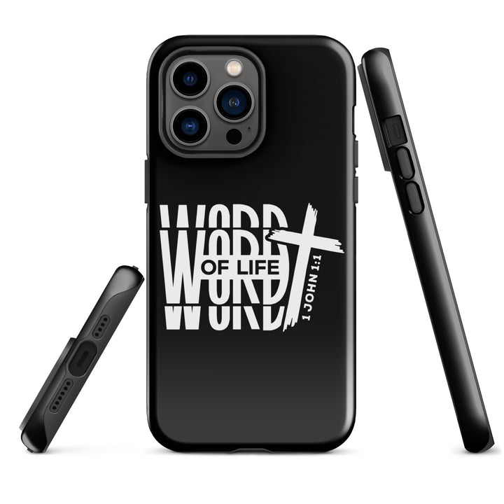 Christian Phone Case Word of Life Black for iPhone® iPhone® Phone Cases   