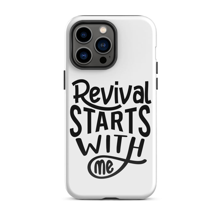 Christian Phone Case Revival Starts With Me White for iPhone® iPhone® Phone Cases Glossy iPhone 14 Pro Max 