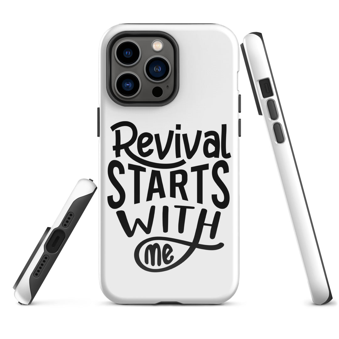 Christian Phone Case Revival Starts With Me White for iPhone® iPhone® Phone Cases   