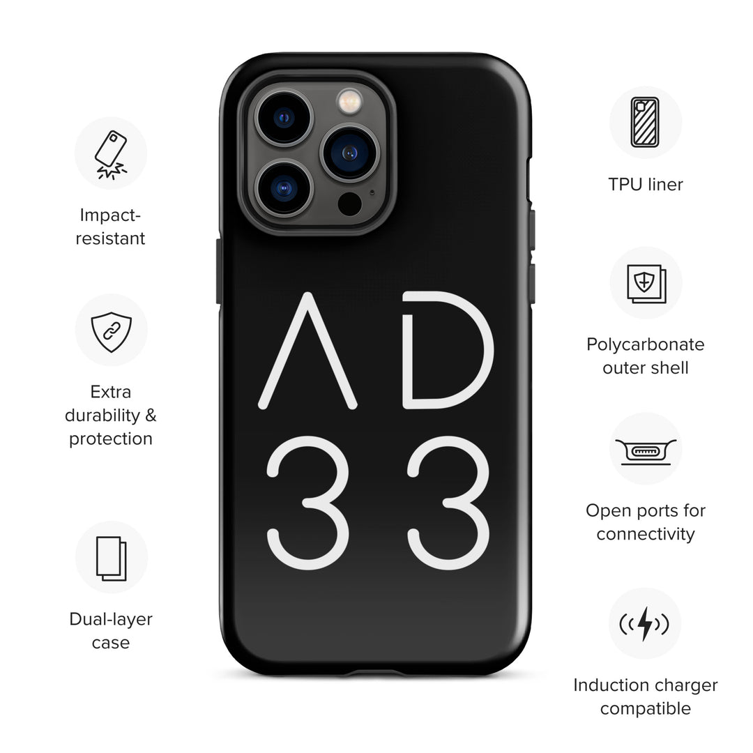 Christian Phone Case AD 33 Black for iPhone® iPhone® Phone Cases   