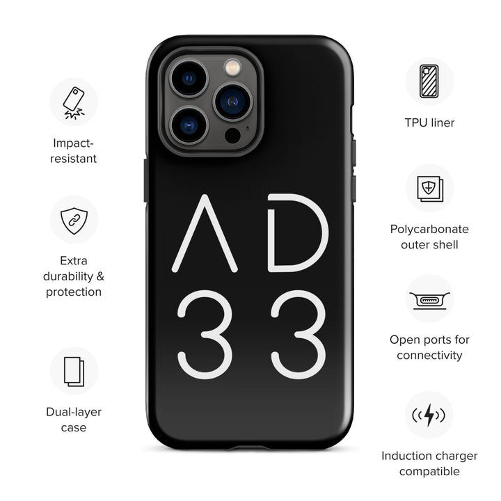 Christian Phone Case AD 33 Black for iPhone® iPhone® Phone Cases   