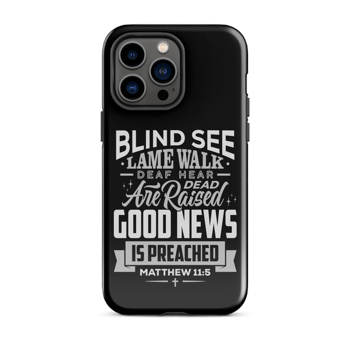 Christian Phone Case Go Tell John Black for iPhone® iPhone® Phone Cases Glossy iPhone 14 Pro Max 