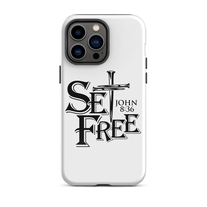 Christian Phone Case Set Free White for iPhone® iPhone® Phone Cases Glossy iPhone 14 Pro Max 