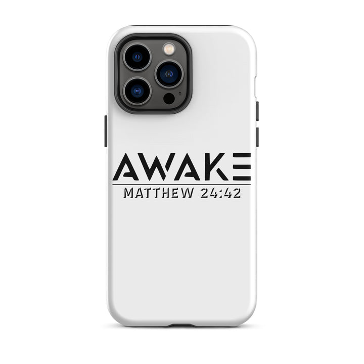 Christian Phone Case Awake White for iPhone® iPhone® Phone Cases Glossy iPhone 14 Pro Max 