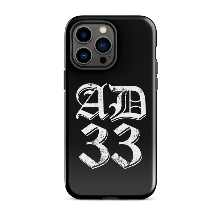 Christian Phone Case AD 33 Old English Black for iPhone® iPhone® Phone Cases Glossy iPhone 14 Pro Max 