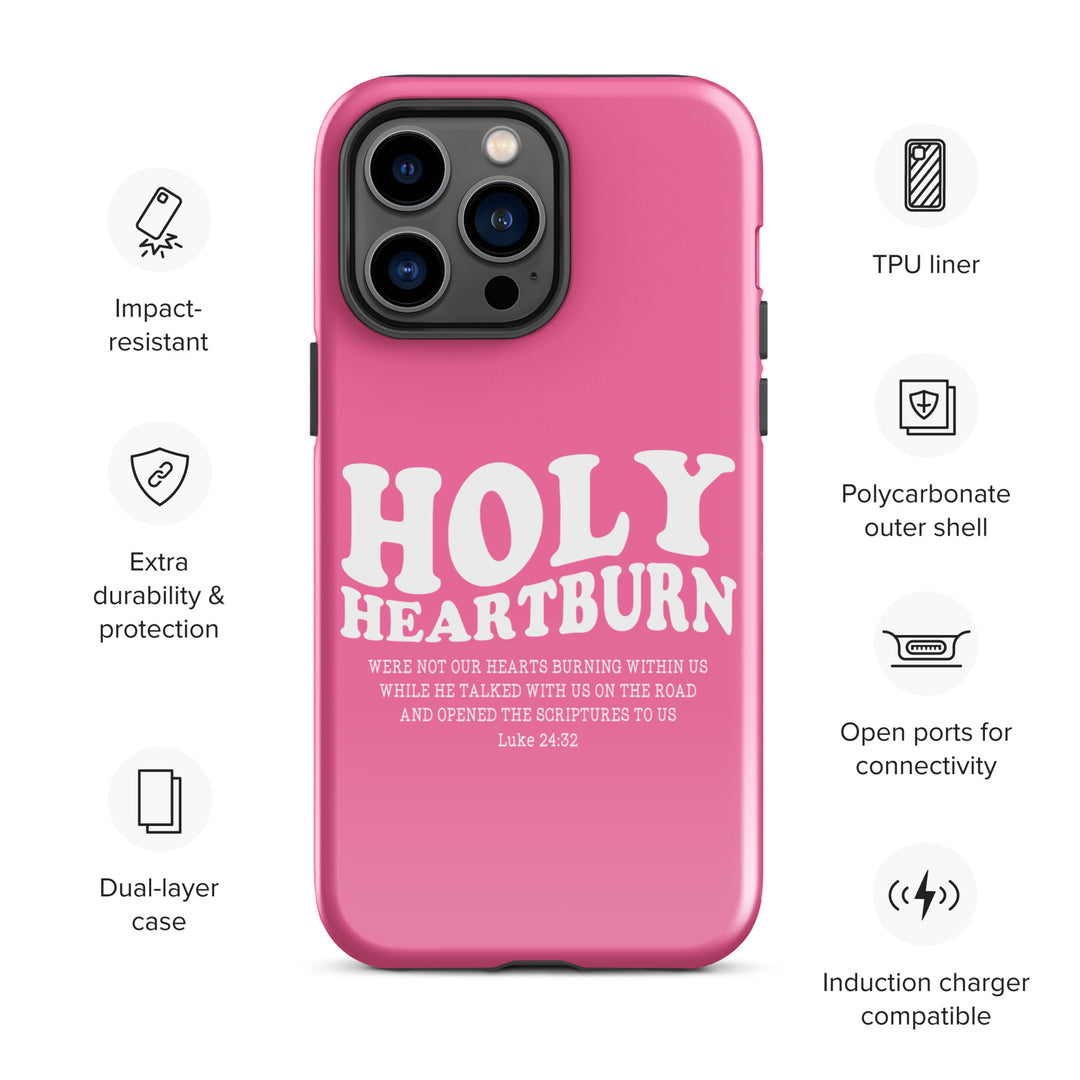 Christian Phone Case Holy Heartburn Pink  for iPhone® iPhone® Phone Cases   