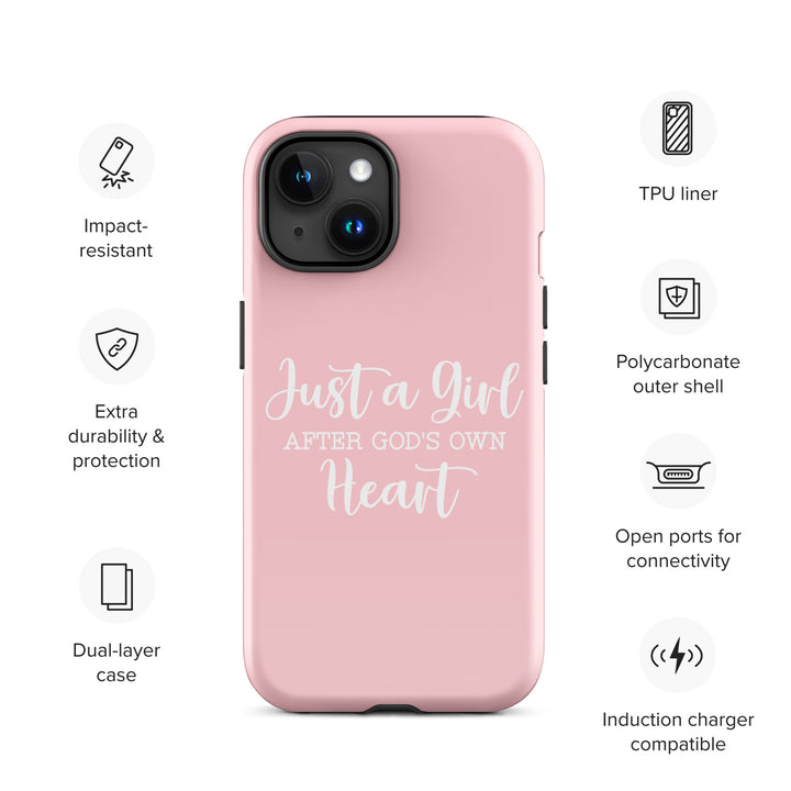 Christian Phone Case Girl After God's Heart for iPhone® iPhone® Phone Cases   