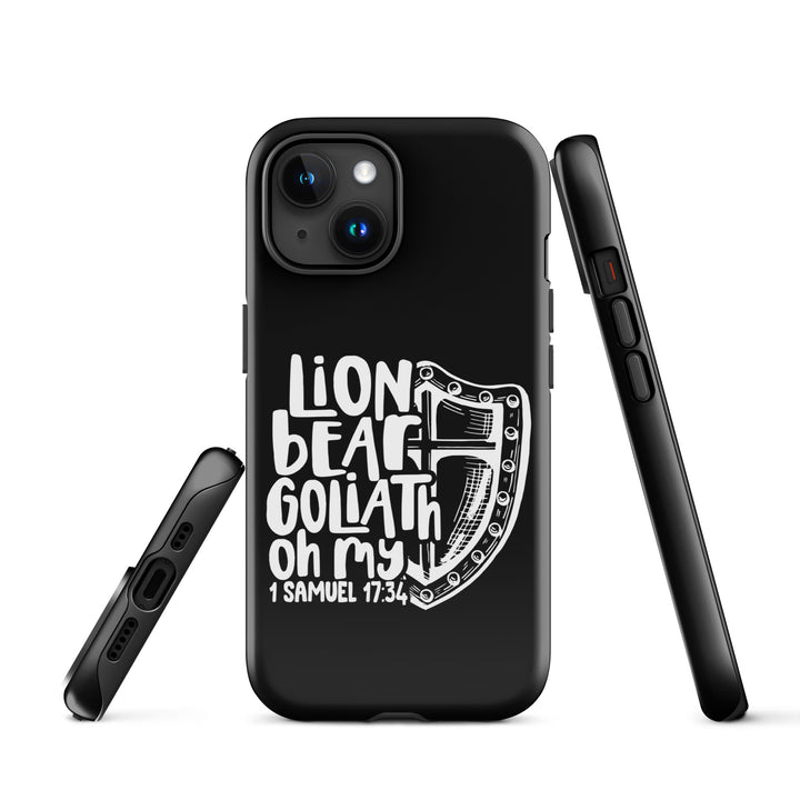 Christian Phone Case Lion Bear Goliath Oh My for iPhone® iPhone® Phone Cases   