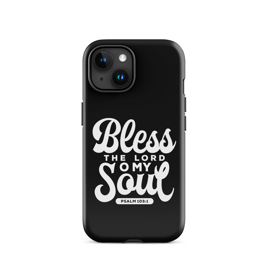 Christian Phone Case Bless The Lord Tough for iPhone® iPhone® Phone Cases Glossy iPhone 15 