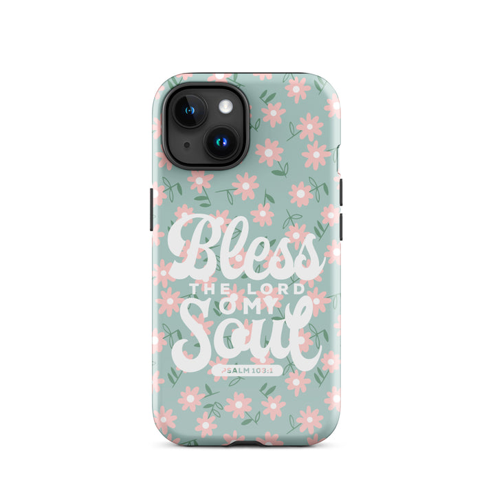 Christian Phone Case Bless The Lord Daisy for iPhone® iPhone® Phone Cases Glossy iPhone 15 