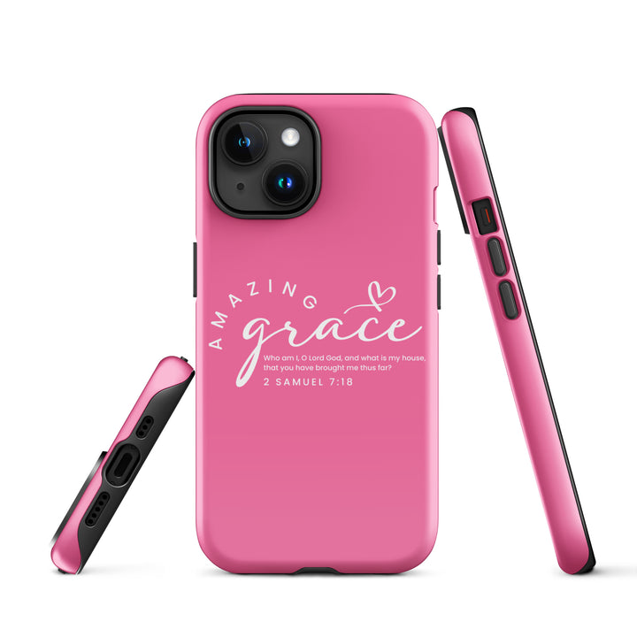 Christian Phone Case Amazing Grace Pink for iPhone® iPhone® Phone Cases   