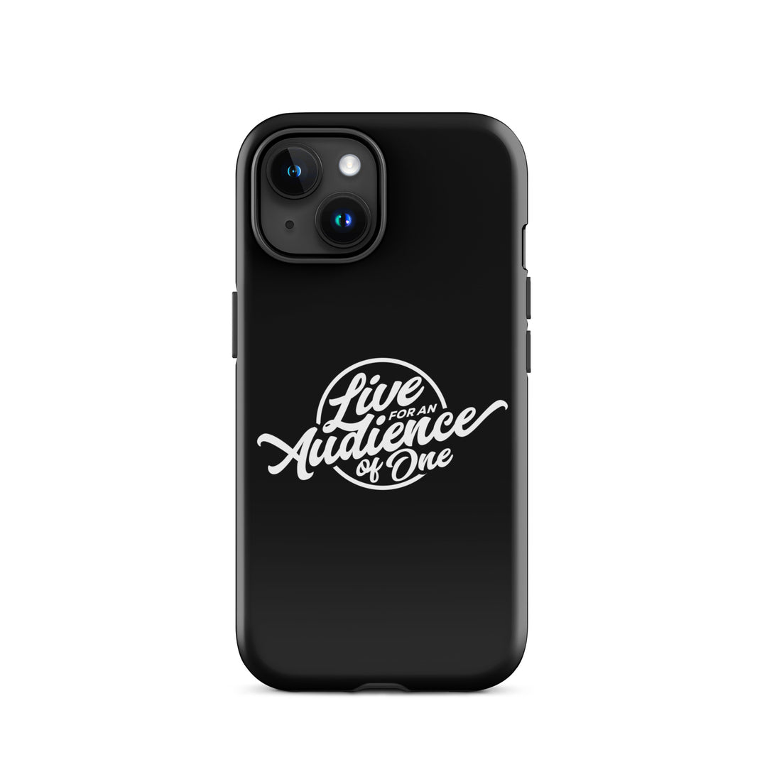 Christian Phone Case Audience of One Black for iPhone® iPhone® Phone Cases Glossy iPhone 15 