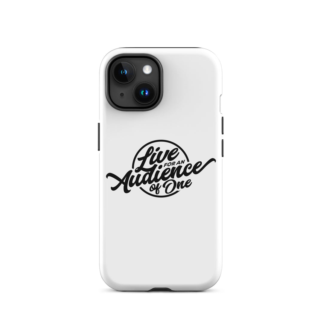 Christian Phone Case Audience of One White for iPhone® iPhone® Phone Cases Glossy iPhone 15 