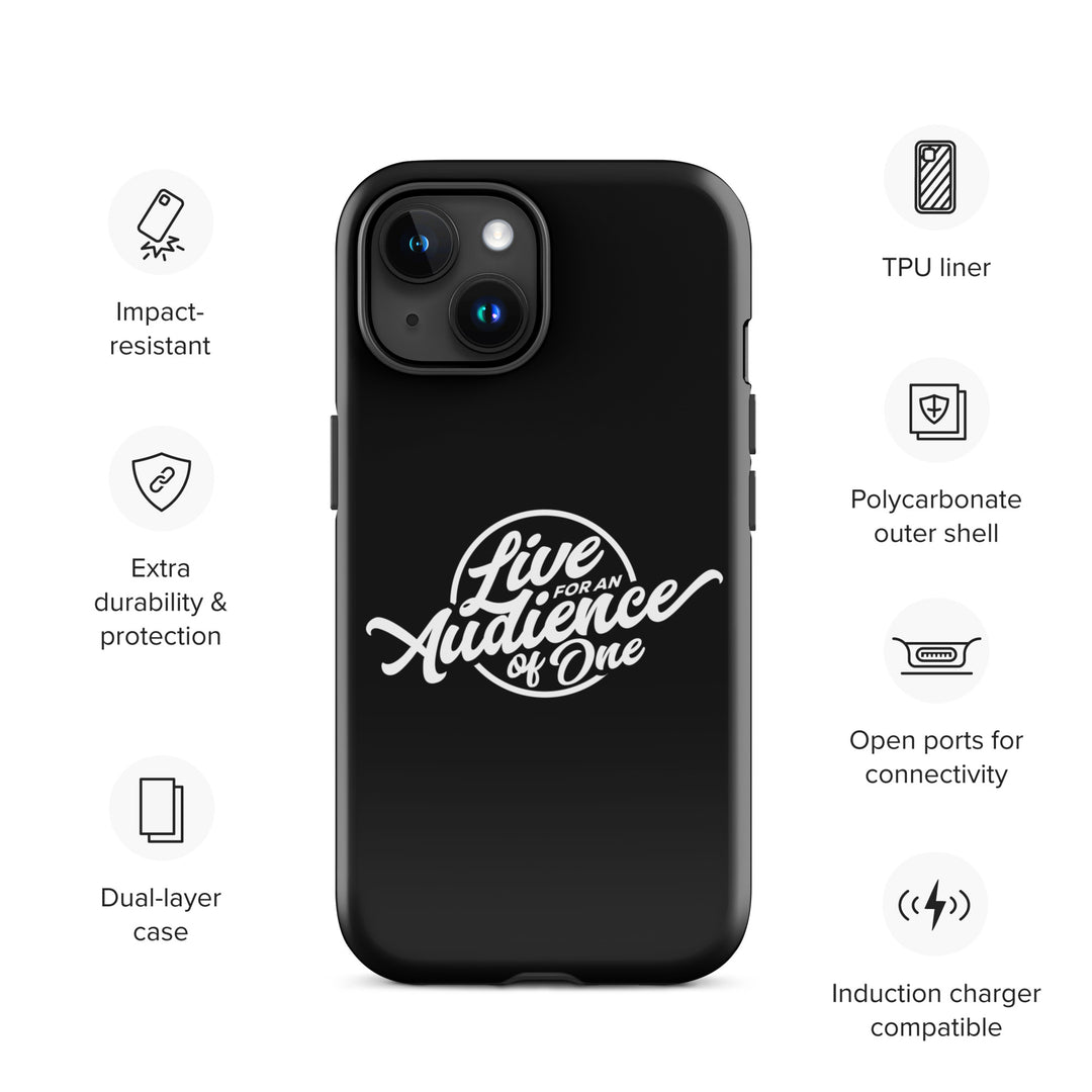 Christian Phone Case Audience of One Black for iPhone® iPhone® Phone Cases   