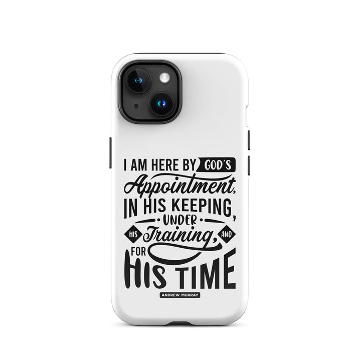 Christian Phone Case His Time White for iPhone® iPhone® Phone Cases Glossy iPhone 15 