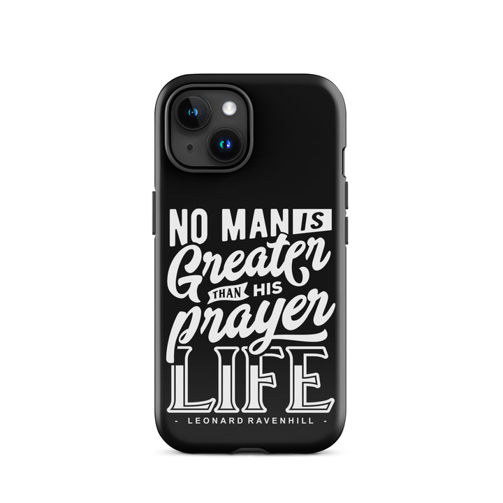 Christian Phone Case Prayer Life Black for iPhone® iPhone® Phone Cases Glossy iPhone 15 