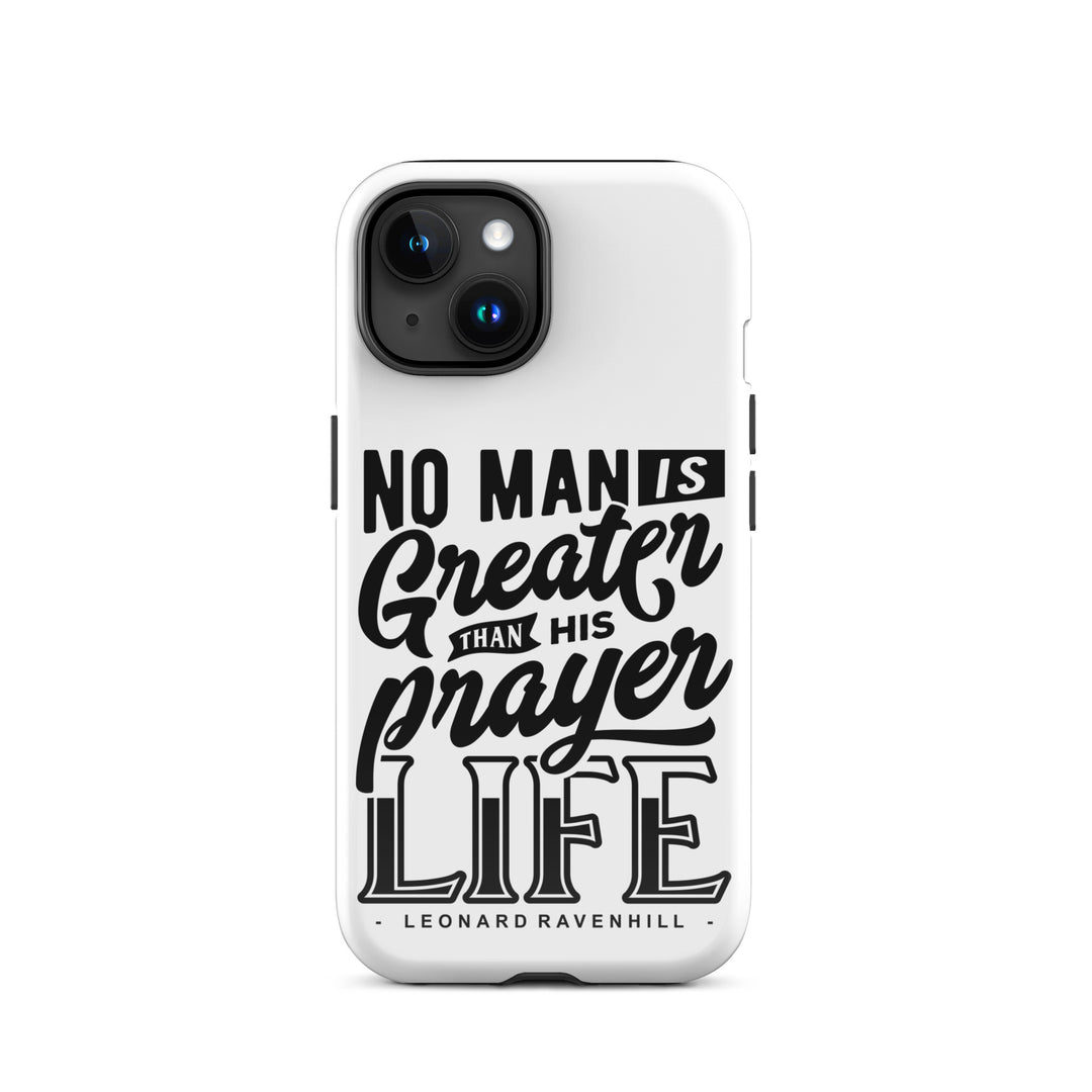 Christian Phone Case Prayer Life White for iPhone® iPhone® Phone Cases Glossy iPhone 15 