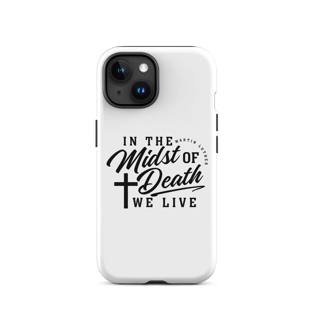 Christian Phone Case Midst of Death White for iPhone® iPhone® Phone Cases Glossy iPhone 15 