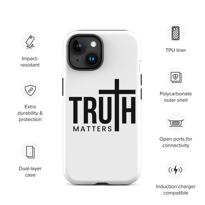 Christian Phone Case Truth Matters White for iPhone® iPhone® Phone Cases   