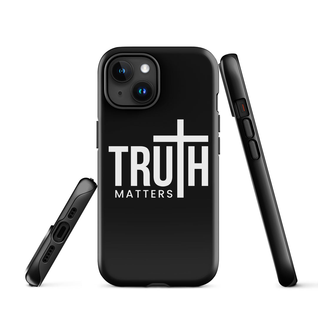 Christian Phone Case Truth Matters Black for iPhone® iPhone® Phone Cases   