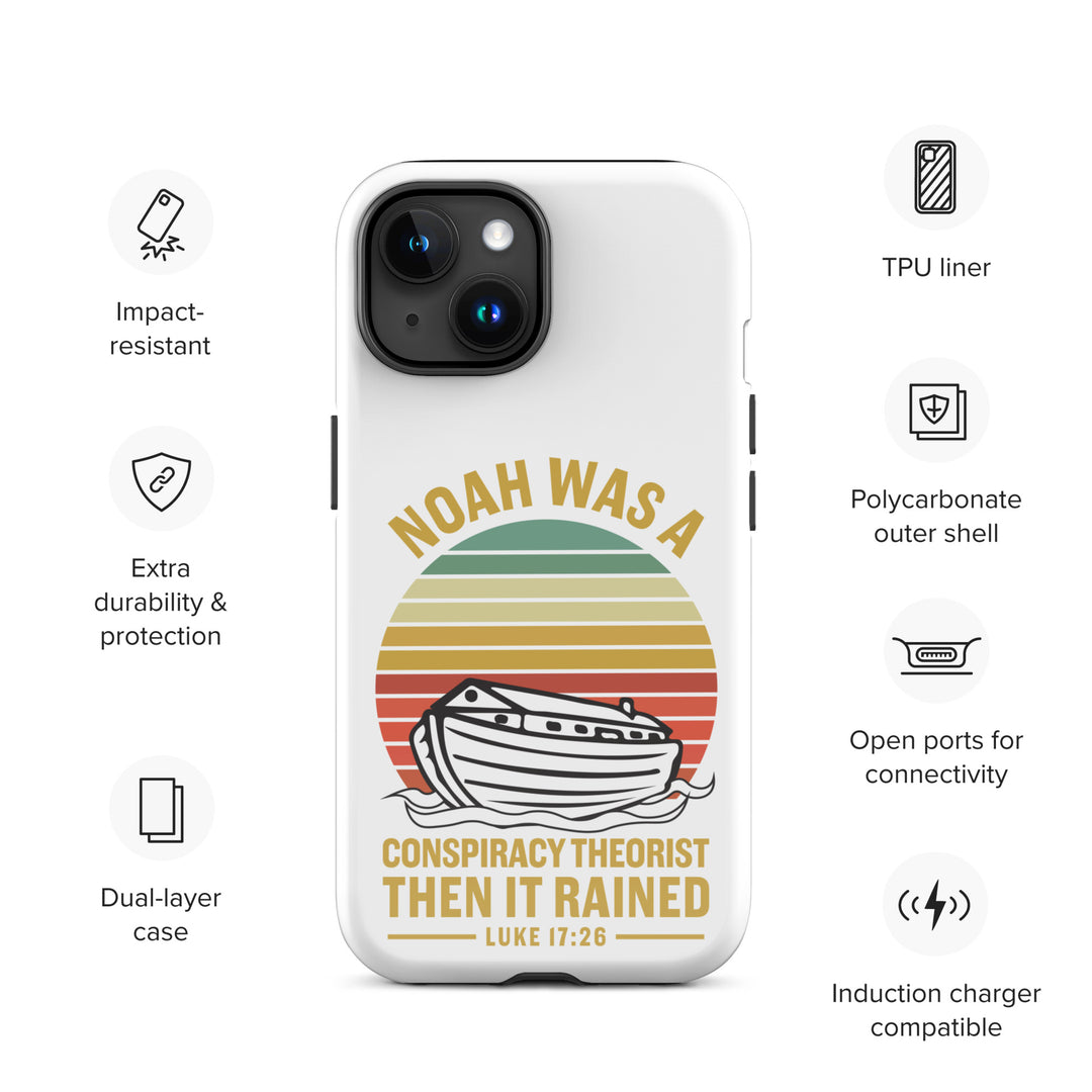 Christian Phone Case Noah Conspiracy White for iPhone® iPhone® Phone Cases   