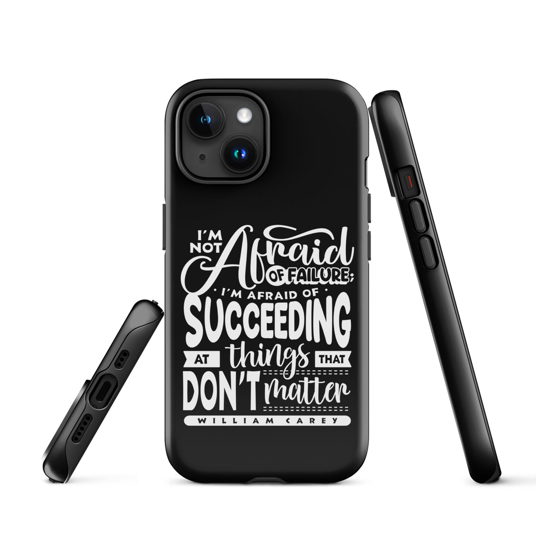 Christian Phone Case Things That Matter Black for iPhone® iPhone® Phone Cases   