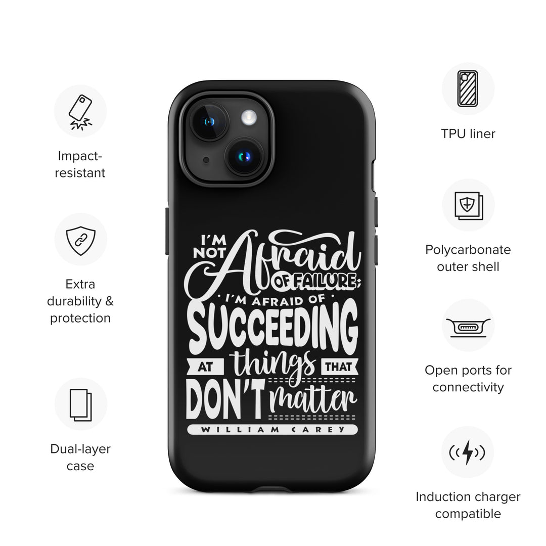 Christian Phone Case Things That Matter Black for iPhone® iPhone® Phone Cases   