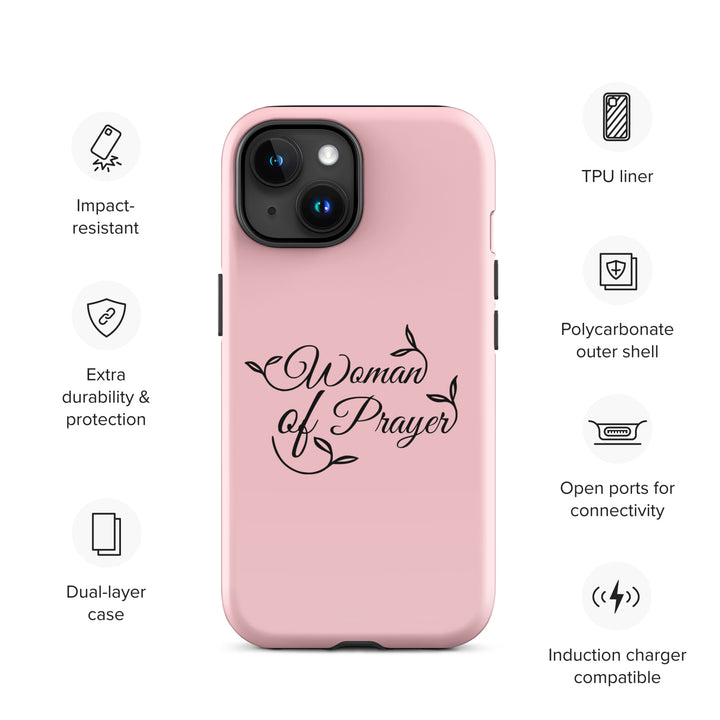 Christian Phone Case Woman of Prayer Pink for iPhone® iPhone® Phone Cases   