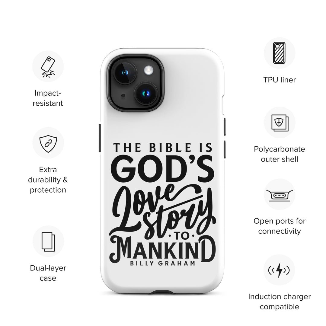 Christian Phone Case God's Love Story White for iPhone® iPhone® Phone Cases   