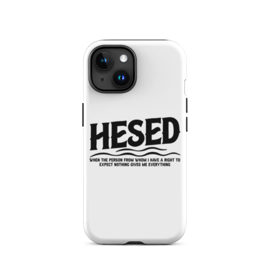 Christian Phone CaseHesed Everything White for iPhone® iPhone® Phone Cases Glossy iPhone 15 