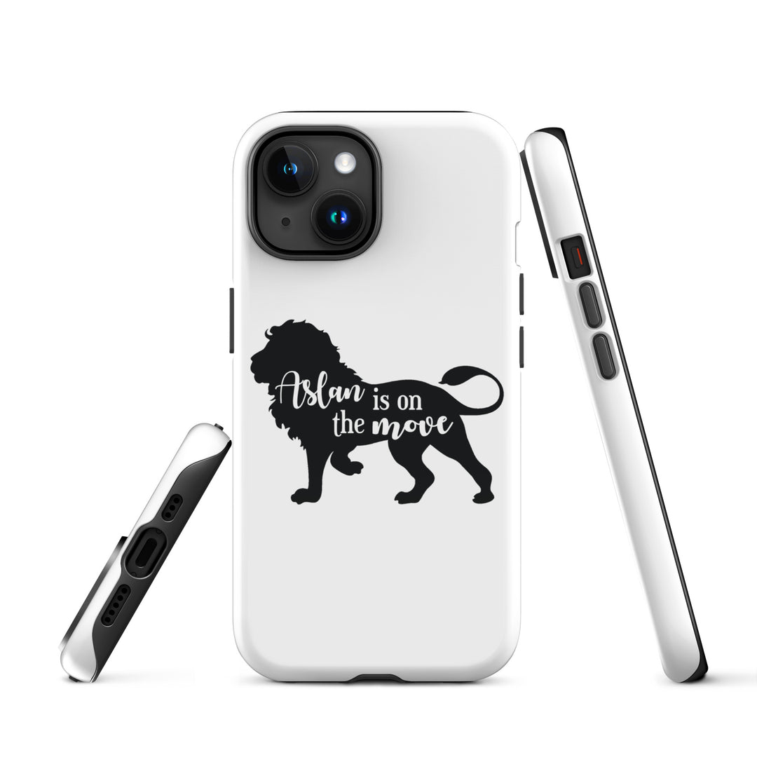 Christian Phone Case Aslan Is On The Move White for iPhone® iPhone® Phone Cases   