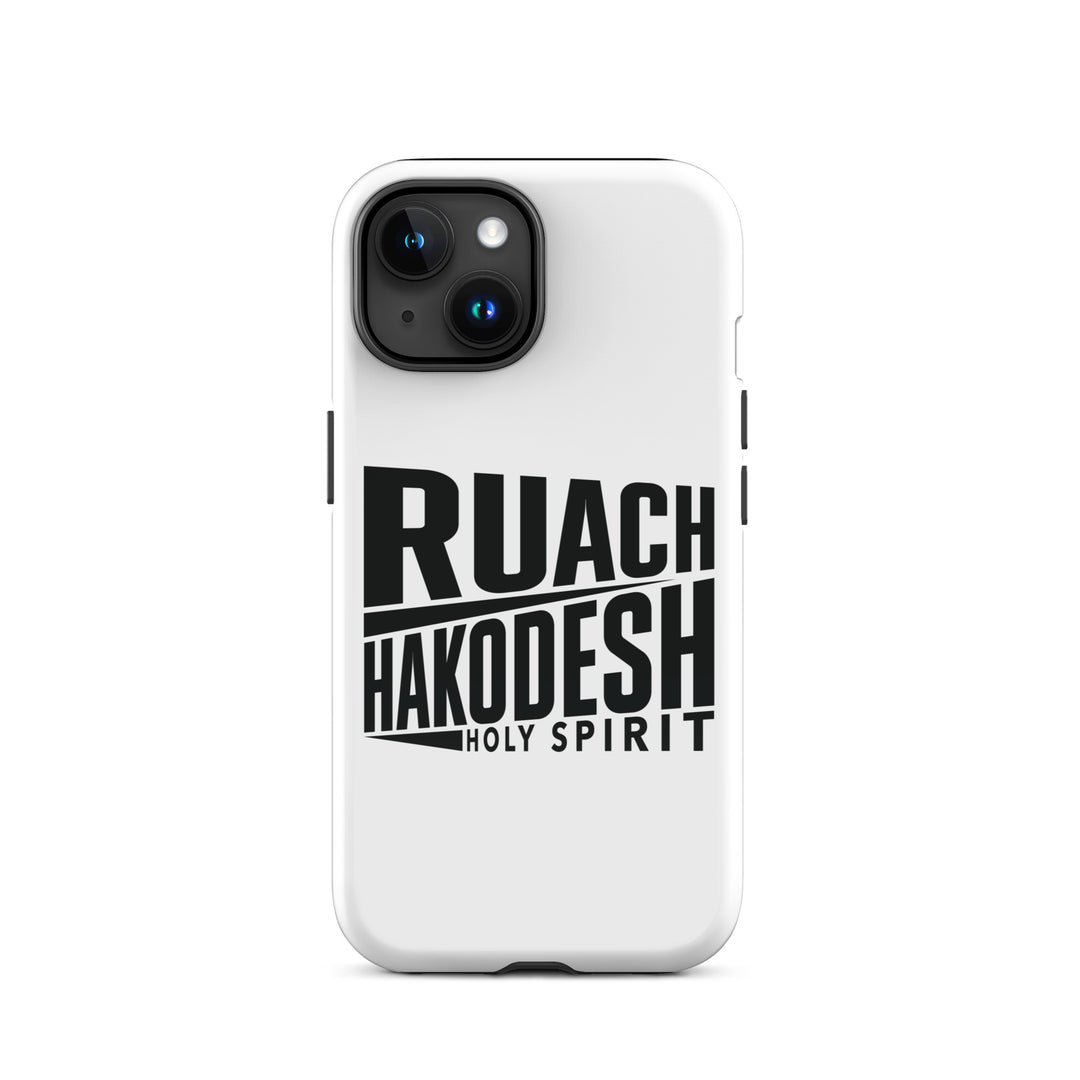 Christian Phone Case Ruach Hakodesh Holy Spirit White for iPhone® iPhone® Phone Cases Glossy iPhone 15 