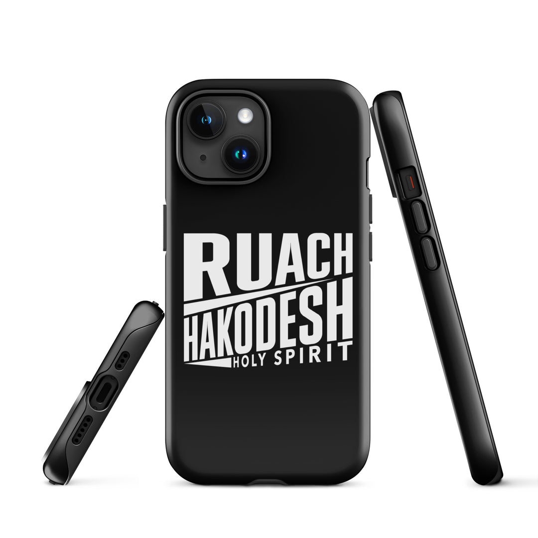 Christian Phone Case Ruach Hakodesh Holy Spirit Black for iPhone® iPhone® Phone Cases   