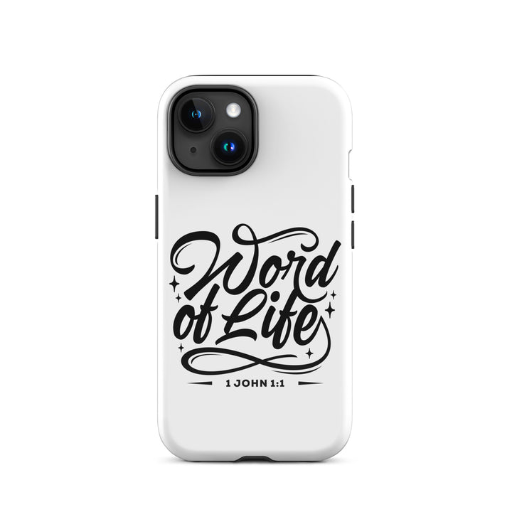 Christian Phone Case Word of Life White for iPhone® iPhone® Phone Cases Glossy iPhone 15 