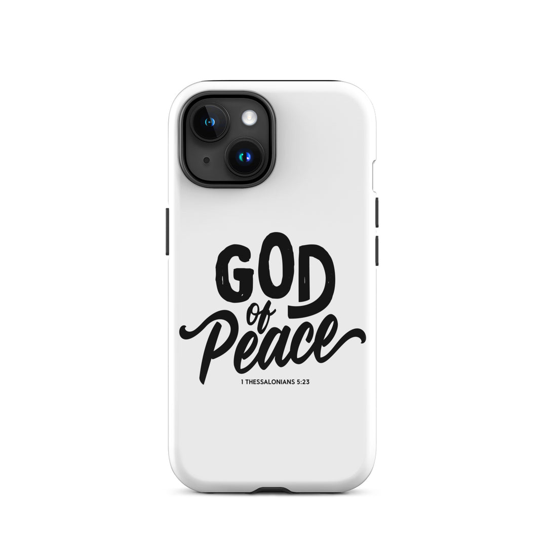 Christian Phone Case God of Peace White for iPhone® iPhone® Phone Cases Glossy iPhone 15 