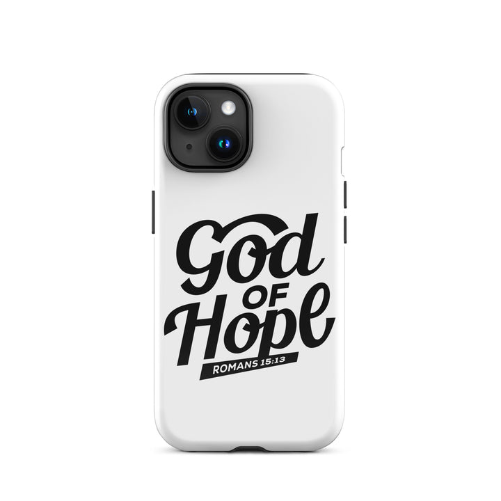 Christian Phone Case God of Hope White for iPhone® iPhone® Phone Cases Glossy iPhone 15 