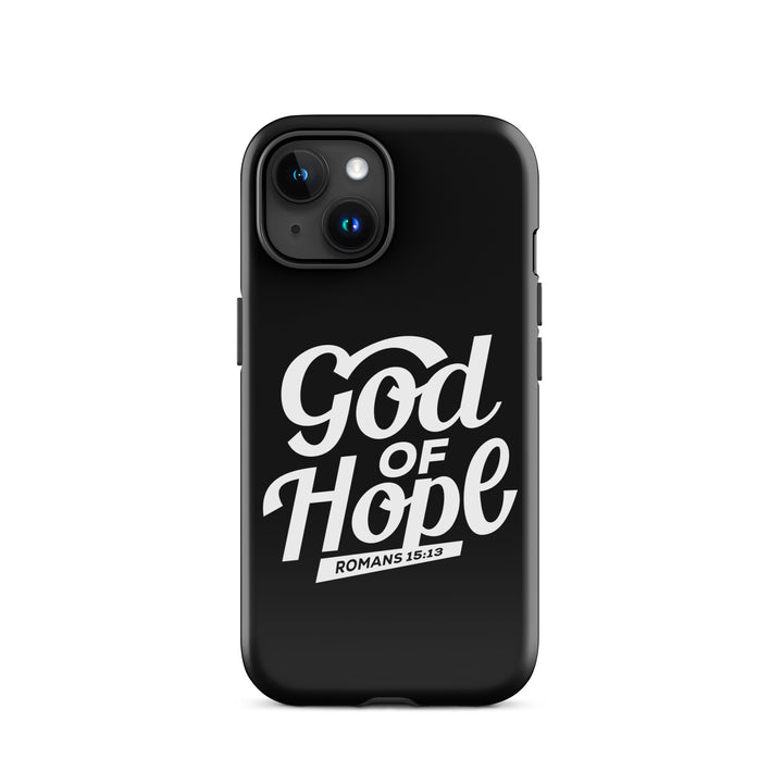 Christian Phone Case God of Hope Black for iPhone® iPhone® Phone Cases Glossy iPhone 15 