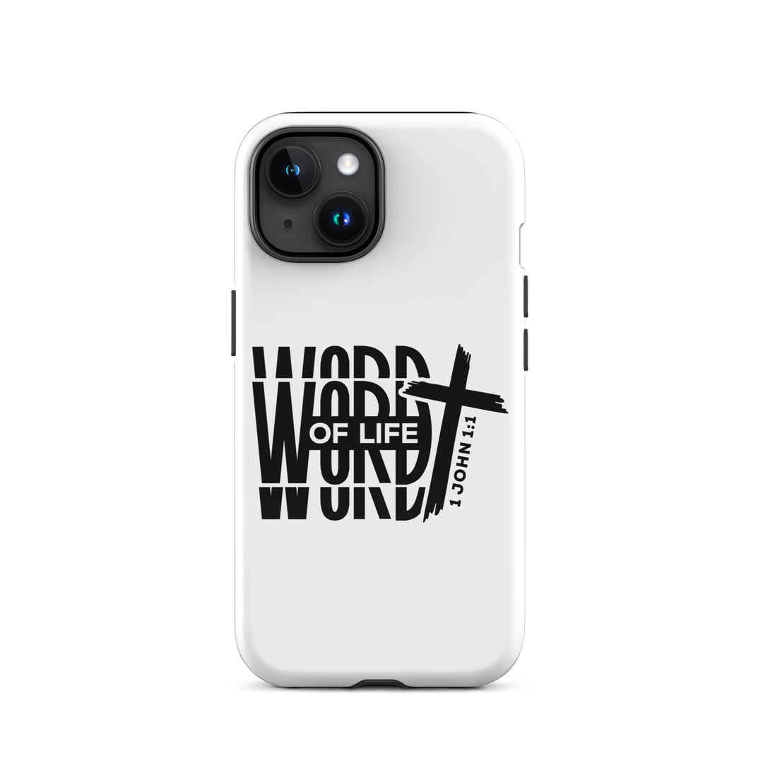 Christian Phone Case Word of Life White for iPhone® iPhone® Phone Cases Glossy iPhone 15 