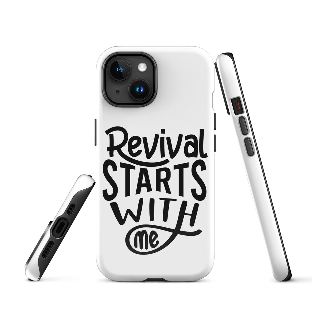 Christian Phone Case Revival Starts With Me White for iPhone® iPhone® Phone Cases   