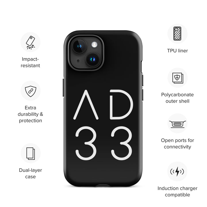 Christian Phone Case AD 33 Black for iPhone® iPhone® Phone Cases   