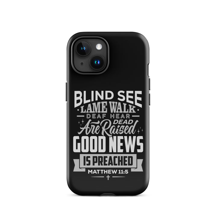 Christian Phone Case Go Tell John Black for iPhone® iPhone® Phone Cases Glossy iPhone 15 