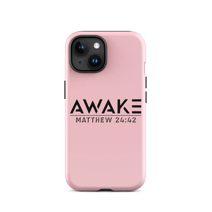 Christian Phone Case Awake Pink for iPhone® iPhone® Phone Cases Glossy iPhone 15 