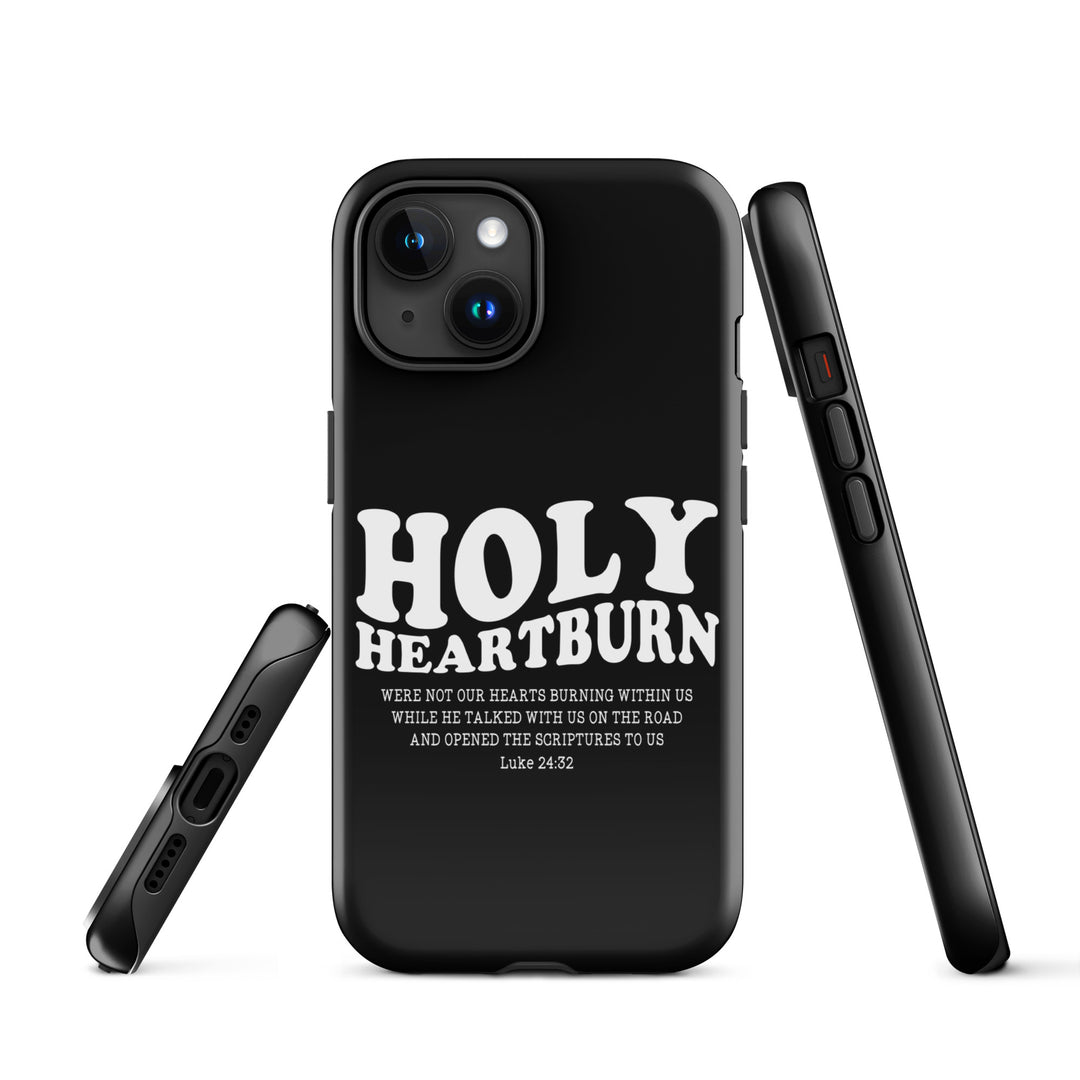 Christian Phone Case Holy Heartburn Black for iPhone® iPhone® Phone Cases   